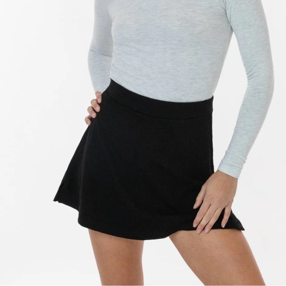 Los Angeles Apparel Ponte Circle Skort - Picture 1 of 6